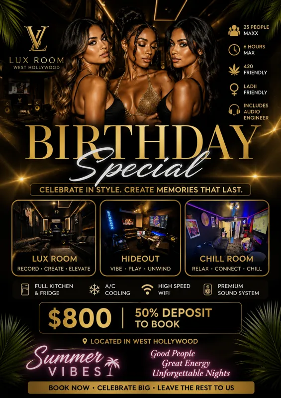 Birthday special announcement